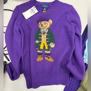 SOLD-Polo Ralph Lauren Bear Sweater